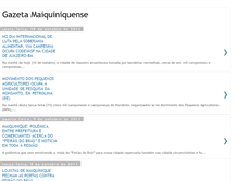 Tablet Screenshot of gazetamaiquiniquense.blogspot.com