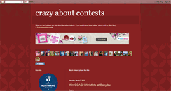 Desktop Screenshot of crazyabtcontests.blogspot.com