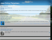 Tablet Screenshot of jasaonlinepekanbaru.blogspot.com