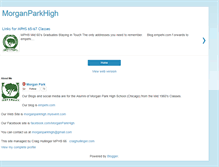 Tablet Screenshot of morganparkhigh.blogspot.com