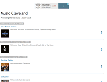 Tablet Screenshot of musicclevelands.blogspot.com