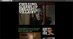 Desktop Screenshot of chillingscenesofdreadfulvillainy.blogspot.com