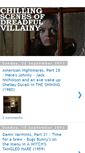 Mobile Screenshot of chillingscenesofdreadfulvillainy.blogspot.com