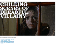Tablet Screenshot of chillingscenesofdreadfulvillainy.blogspot.com