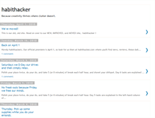 Tablet Screenshot of habithacker.blogspot.com