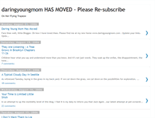 Tablet Screenshot of daringyoungmom.blogspot.com