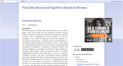 Desktop Screenshot of datastructureebook.blogspot.com