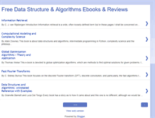 Tablet Screenshot of datastructureebook.blogspot.com