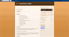 Desktop Screenshot of cafecostarica.blogspot.com