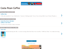 Tablet Screenshot of cafecostarica.blogspot.com