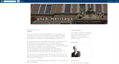 Desktop Screenshot of dutchheritage.blogspot.com
