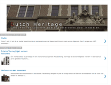 Tablet Screenshot of dutchheritage.blogspot.com