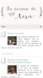 Mobile Screenshot of lacocinadetesa.blogspot.com