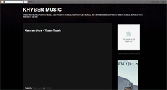 Desktop Screenshot of khybermusic.blogspot.com