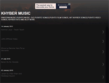 Tablet Screenshot of khybermusic.blogspot.com
