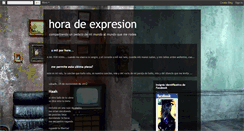 Desktop Screenshot of horadeexpresion.blogspot.com