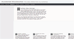 Desktop Screenshot of accidentalwoodworker.blogspot.com