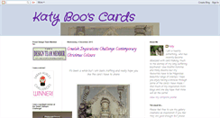 Desktop Screenshot of katybooscards.blogspot.com