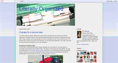 Desktop Screenshot of literallyorganized.blogspot.com