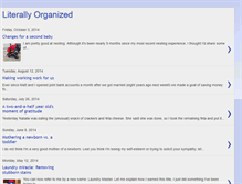 Tablet Screenshot of literallyorganized.blogspot.com
