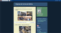 Desktop Screenshot of empresadecorreosdebolivia.blogspot.com