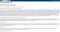 Desktop Screenshot of fun-personality-test.blogspot.com