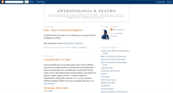 Desktop Screenshot of antropologiaeteatro.blogspot.com