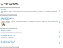 Tablet Screenshot of elprofesormax.blogspot.com