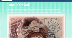 Desktop Screenshot of landofozdolls.blogspot.com