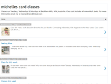 Tablet Screenshot of michellescraftclasses.blogspot.com