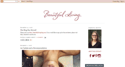 Desktop Screenshot of beautifullivingstyle.blogspot.com
