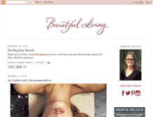 Tablet Screenshot of beautifullivingstyle.blogspot.com