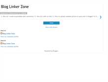 Tablet Screenshot of bloglinkerzone.blogspot.com