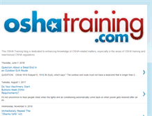 Tablet Screenshot of oshatrainingservices.blogspot.com