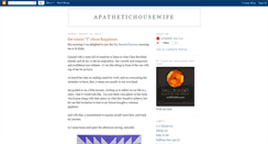 Desktop Screenshot of apathetichousewife.blogspot.com