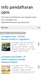 Mobile Screenshot of info-pendaftaran-cpns.blogspot.com