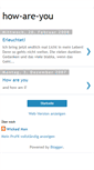 Mobile Screenshot of how-are-you.blogspot.com