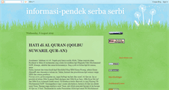 Desktop Screenshot of informasi-pendek.blogspot.com