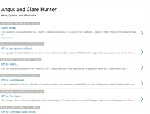 Tablet Screenshot of angusandclarehunter.blogspot.com