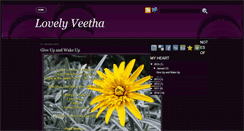 Desktop Screenshot of lovelyveetha.blogspot.com