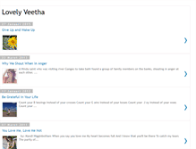 Tablet Screenshot of lovelyveetha.blogspot.com