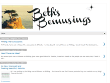 Tablet Screenshot of bethsbemusings.blogspot.com