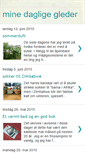 Mobile Screenshot of linda-minedagligegleder.blogspot.com