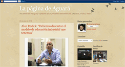 Desktop Screenshot of lapaginadeaguara.blogspot.com