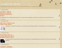 Tablet Screenshot of lapaginadeaguara.blogspot.com