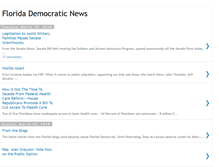 Tablet Screenshot of floridademocraticnews.blogspot.com