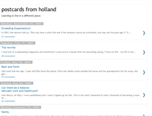 Tablet Screenshot of hollandpostcards.blogspot.com