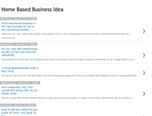 Tablet Screenshot of home-busines-s-idea.blogspot.com