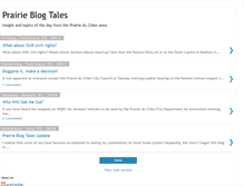 Tablet Screenshot of prairieblogtales.blogspot.com