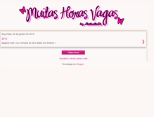 Tablet Screenshot of muitashorasvagas.blogspot.com